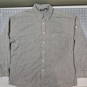 Vintage Hydraulic Shirt XL Plaid 90s Grunge Skater Retro Surfer Industrial Work